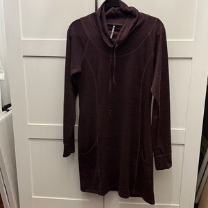 Kuhl Womens Lea Dress Cowl Neck with pockets